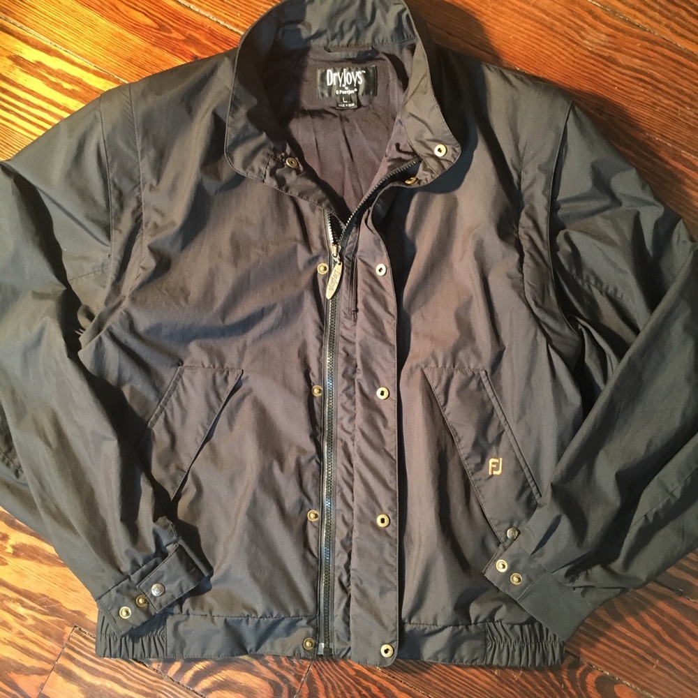 FJ DryJoys By FootJoy Full Zip Jacket Size Large